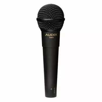 AUDIX OM11 Вокальный живой студийный микрофон для записи, ручной динамический микрофон, супер однонаправленный, черный