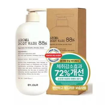 Auer Aroma Мягкий кисловатый парфюмированный гель для душа с ароматом мяты и лаванды (1,02 л)