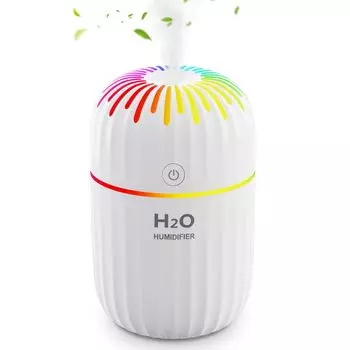 Auesk настольный ароматерапевтический стол большой емкости ультразвуковой автоматический стопор сухого горения утечки воды 7 цветов атмосфера мини легко для предотвращения сухости