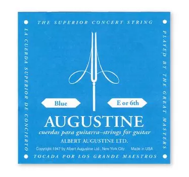 AUGUSTINE Classical Guitar Strings Blue 6 Strings BLUE 6th