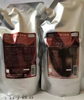 Aujua Time Surge Shampoo Hair Treatment 1000ml each Genuine product (Milbon) &