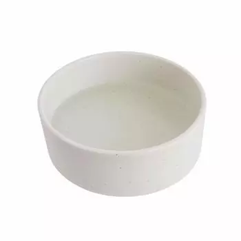 aukatz Health Water Bowl Vanilla White M Cat Tableware
