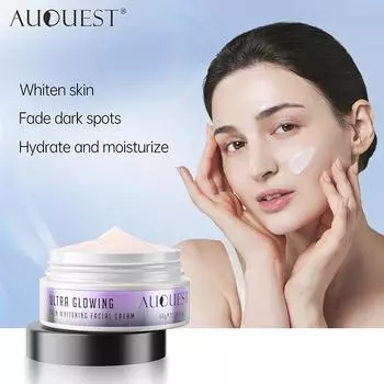 AUQUEST Glowing Cream Питательный и осветляющий увлажняющий эссенционный крем для лица с тонкими линиями 50g