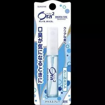 Aura 2 Breath Fine Mouth Spray Cool Mint 6ml x 2 sets [Bulk purchase]