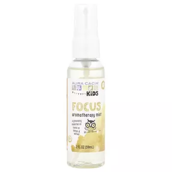 Aura Cacia, Kids, Фокус-спрей для ароматерапии, 59 мл (2 жидкие унции)