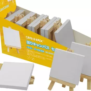 AUREUO Art Modern Oil Art Мини-набор натянутых холстов с 12 хлопковыми полотнами среднего размера Подходит для акварельной, акриловой и масляной живописи Живопись, Живопись,