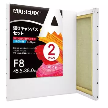 AUREUO Набор натянутых холстов F8 со средней зернистостью, все льняные полотна, 2 шт., профессиональные инструменты для рисования, художественная живопись, современная масляная живопись, художественное оформление
