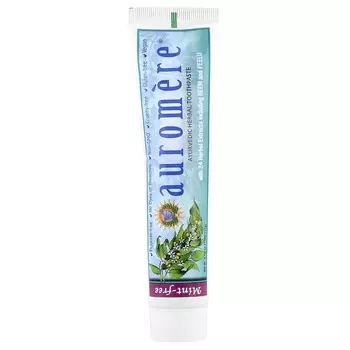 Auromere, Ayurvedic Herbal Toothpaste, Mint Free, 4.16 oz (117 g)