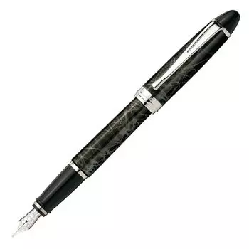 Aurora Fountain Pen EF Extra Fine Point Epsilon Lacquer Gray Regular Imported Product B13-CGE Dual-use