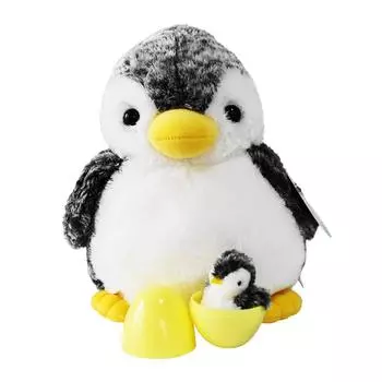 Aurora World Stuffed Toy Finger Puppet Aqua Kids New Parent and Child Penguin