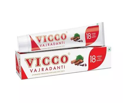 Аюрведическая зубная паста Vicco Vajradanti, «Свежее дыхание», 200 г