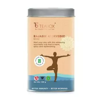 Аюрведический чай Раджасик (250 г), Rajasik Ayurvedic Chai, Teabox