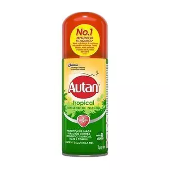Autan Тропический репеллент сухой спрей 100мл