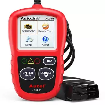 Autel Autolink AL319 OBD2 сканер диагностический инструмент OBD2 код считывание и стирание умный и мощный сканер автомобиль диагностический инструмент