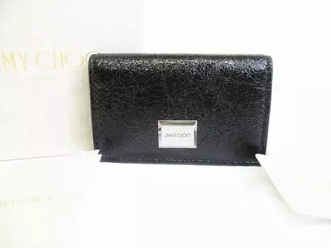 Аутентичная кожаная кредитница JIMMY CHOO, визитница #8046, восстановленная
