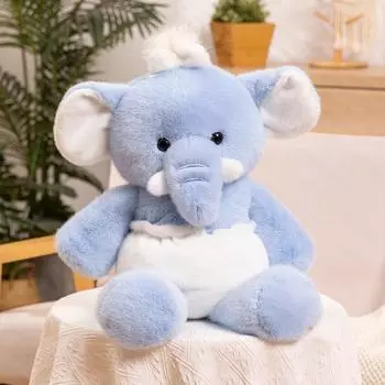 Аутентичная плюшевая игрушка Бенни Лис - кукла-слоненок и подарок на день рождения в виде животного 38cm (0.29kg)