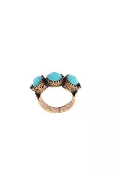 Аутентичное кольцо с бирюзой (нет:16)