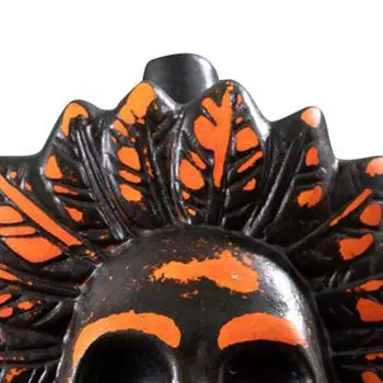 Аутентичный ацтекский свисток, громкий жуткий ацтекский свисток смерти, крик, свисток для розыгрышей на Хэллоуин чёрный