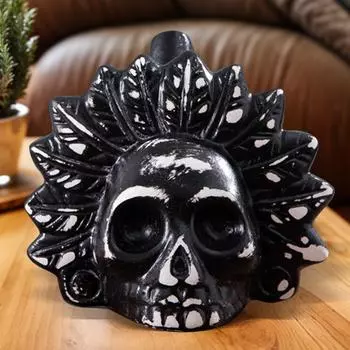 Аутентичный ацтекский свисток, громкий жуткий ацтекский свисток смерти, громкий кричащий ацтекский боевой свисток, реквизит для розыгрышей на Хэллоуин