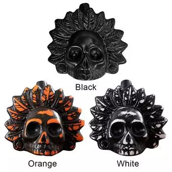 Аутентичный ацтекский свисток, коллекционный ацтекский свисток смерти для Хэллоуина (черный)