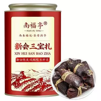 Аутентичный чай из мандариновой кожуры Xinhui Sanbaoza, Guangdong Xinhui Specialty A can of 255g in total.