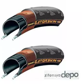 Authorized Distributor Continental Gator Skin Road Clincher Tire Set of 2 Zitensyadepo Sticker x [Domestic Product] + (700 25C)