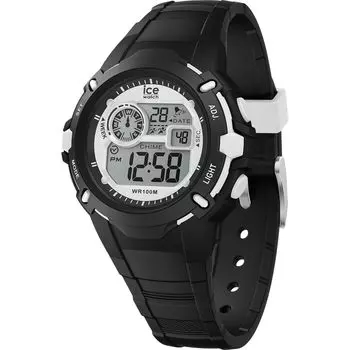 Authorized Distributor Ice Watch 023265 Ice Digit Explorer Black White Small 40mm Digital [Ice-watch] Men s Women s