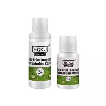 AUTO-24 20 мл / 50 мл Пластиковая отделка Долговечное гидрофобное покрытие Автомобильные аксессуары Чистящее защитное средство для внешней пластиковой отделки