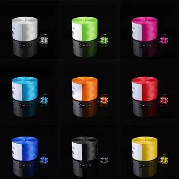 Auto 3.6 Meters Universal Strengthen Seat Belt Webbing Fabric Racing Car Modified Seat Safety Belts Harness Straps Standard A++ темно-синий