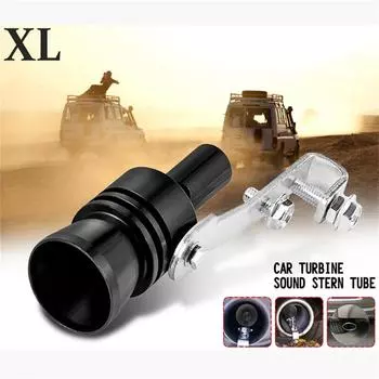 Auto Car Turbo Sound Endrohr Auspuff Turbopfeife Pipe Whistle Blow Simulator XL чёрный