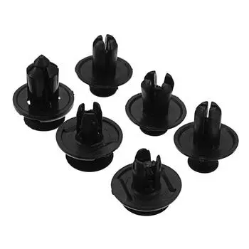 Автозажим для бампера из нейлона, накладка на крыло, смешанные заклепки, фиксатор панели-щитка, крышка двигателя, самые популярные размеры и применение 50PCS