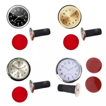 Auto Clock Dashboard Clock with Clip Car Clock Suitable for Any Car Interior белый