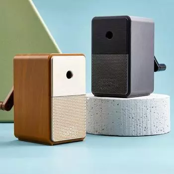 Auto-Feed Pencil Spinner Pencil Sharpener Pencil Sharpener Hand Crank Primary School Pencil Sharpener Pencil Sharpener коричневый
