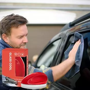 Auto Glass Oil Film Remover Glass Cleaning Board Compound Windshield Cleaner Car Glass Coating Clear Window Car Detailing tool