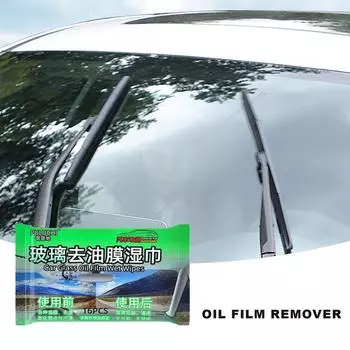 Auto Glass Oil Film Remover Powerful Windshield Cleaner Wipes 16PCS Auto Window Glass Cleaner Mild Cleaner Wipes For Dirt CHINA