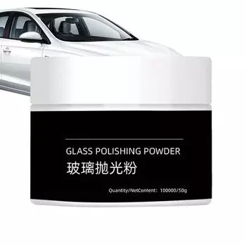 Порошок для полировки автомобильного стекла, водонепроницаемый, против запотевания, средство для полировки стекла, 1,76 унции, средство для удаления царапин на стекле, многофункциональное стекло CHINA