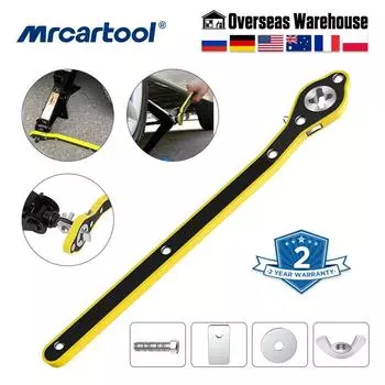 Auto Labor-saving Jack Ratchet Wrench Scissor Jack Garage Tire Wheel Lug Wrench Handle Phillips Labor-saving Wrench CHINA