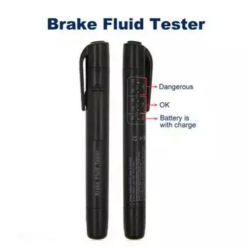 Автоматический тестер тормозной жидкости Ручка-тестер 5 светодиодных индикаторов для Dot3/Dot4 Электронная ручка Тестер тормозной жидкости Цифровой