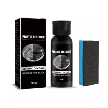 Auto Plastic Restorer Back Plastic Refurbisher Car Cleaning Products Auto Polish And Repair Coating Automotive Interior Cleaning
