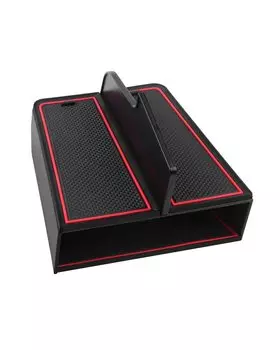 Auto Spec Новый Step Wagon, Для бензиновых автомобилей, Воздушная консоль, Перегородка, Многоярусный лоток, Black body + red