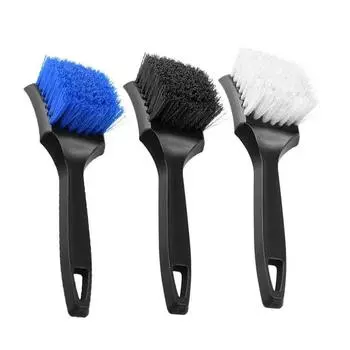Auto Tire Brush Wheel Hub Cleaning Brushes Car Wash Detailing Microfiber Wheel Rim Brush Washing Tool car cleaning accessories чёрный