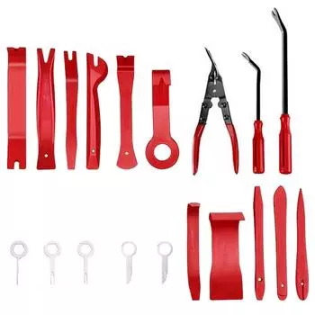 Auto Trim Removal Tool Kit 19 Pieces High Strength Anti-Scratch Trim Tools Lightweight Ergonomic Removal Tool Kit For Fasteners