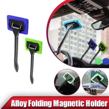 Auto Window Cleaning Wash Tool Set Long Handle Car Accessories Window Cleaner Brush Windshield Wiper Microfiber Brush Cleaning