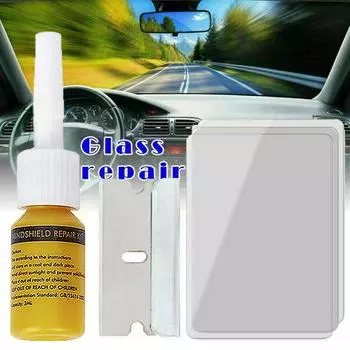 auto windshield Crack scratch repair Retreader Tool kit Car window cleaning maintenance polishing protective oxidation coating 50 ML