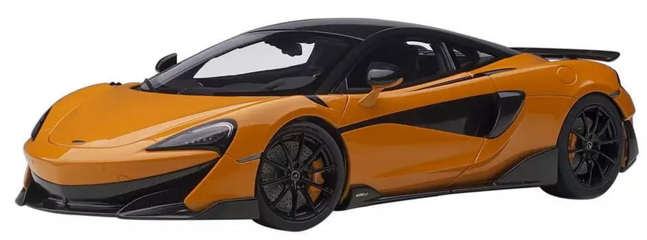 AUTOart 118 McLaren 600LT OrangeCarbon Roof Finished Product 76084