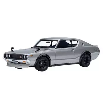 AUTOart 1/18 nissan skyline 2000GT-R (KPGC110) tuned version silver Finished product 77466
