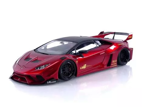 AUTOart AUTOart Liberty Walk Works Lamborghini Huracan GT Hyper Red Завершенный продукт 1/18 LB-силуэт