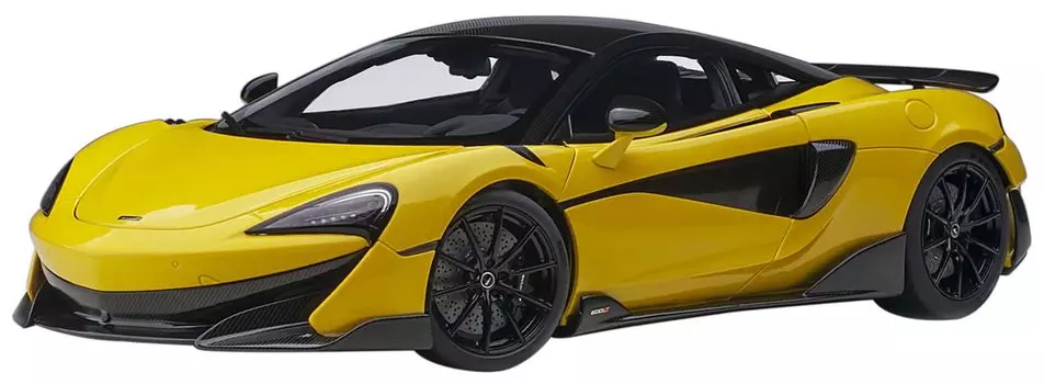 AUTOart AUTOart McLaren 600LT Желтая крыша Готовый продукт 76082 1/18 Перламутр/Карбон