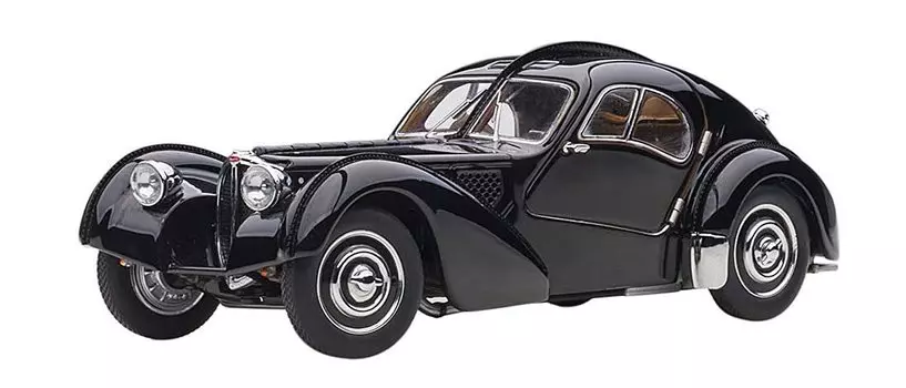 AUTOart Bugatti Type 57SC Atlantic 1938 Wheel Готовый продукт 50946 1/43 Черный/Диск