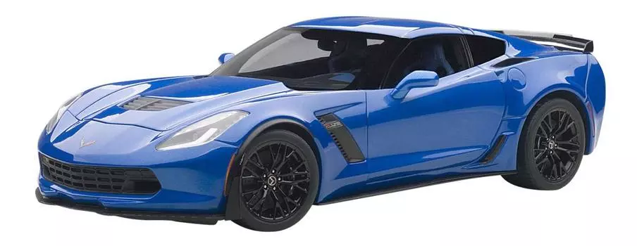 AUTOart Chevrolet Corvette Z06 Завершенный продукт 1/18 (С7) (синий) синий
